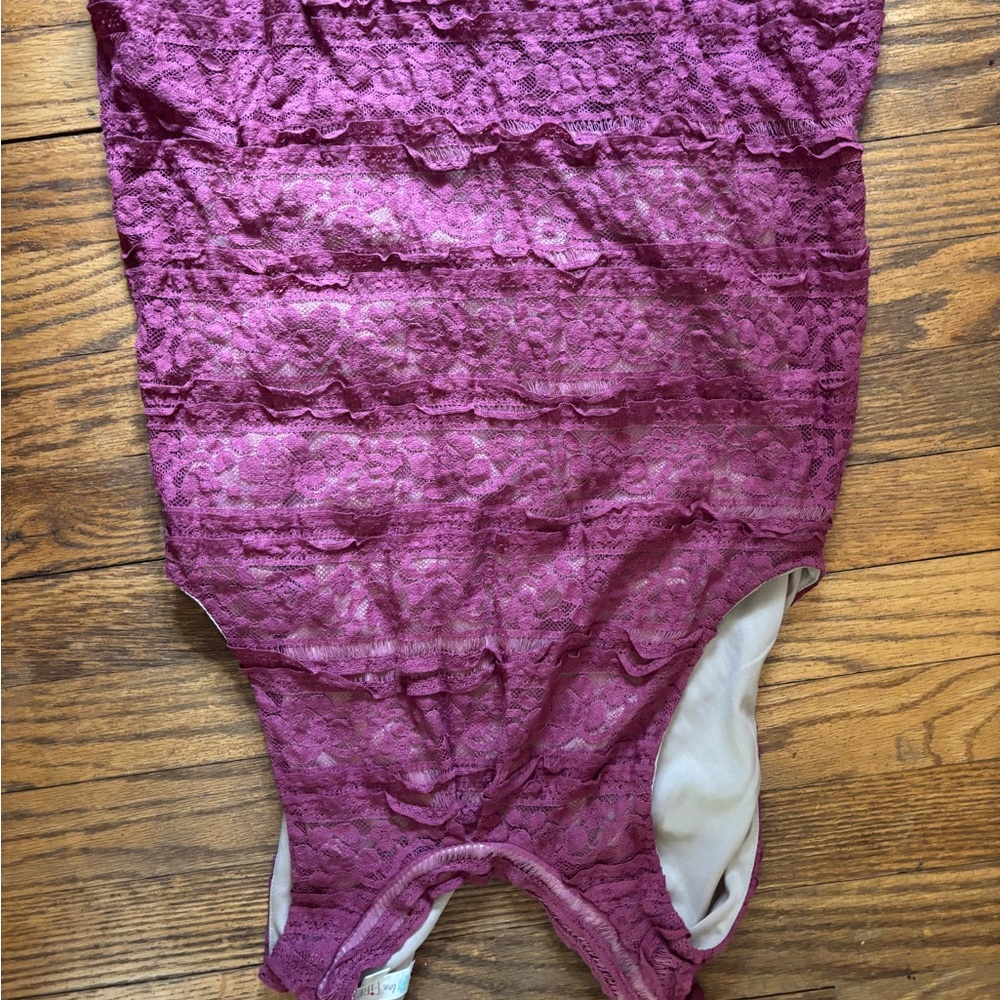 Purple Lace Kids One Piece
